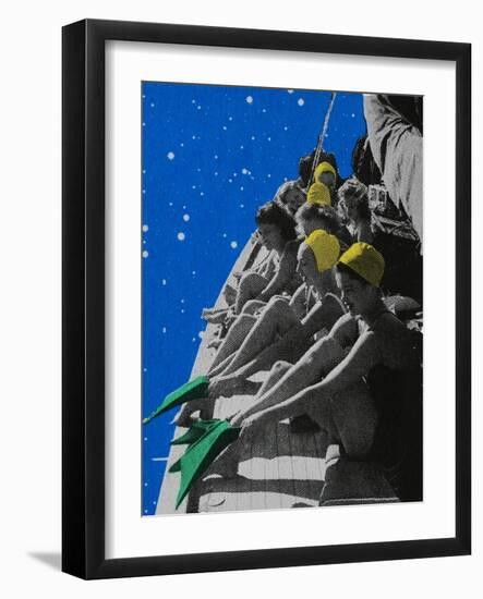 All aboard-Anne Storno-Framed Giclee Print
