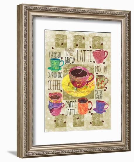 All About Coffee-Bee Sturgis-Framed Art Print