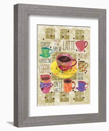 All About Coffee-Bee Sturgis-Framed Art Print