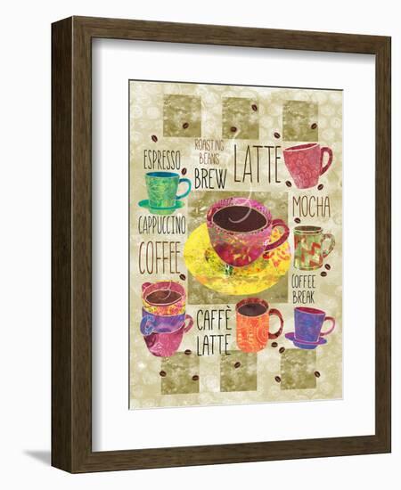 All About Coffee-Bee Sturgis-Framed Art Print
