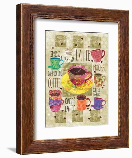 All About Coffee-Bee Sturgis-Framed Art Print