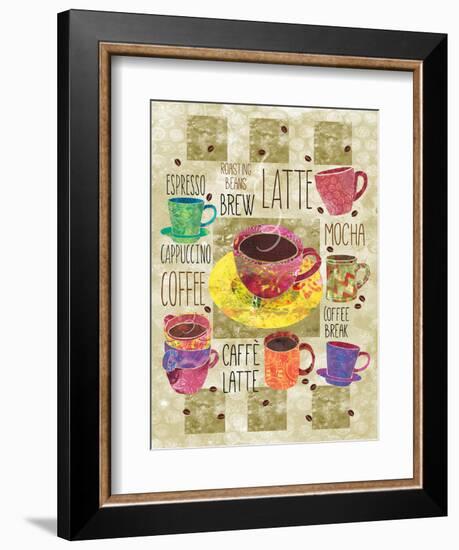 All About Coffee-Bee Sturgis-Framed Art Print