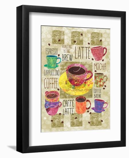 All About Coffee-Bee Sturgis-Framed Art Print