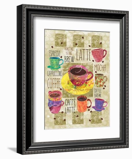 All About Coffee-Bee Sturgis-Framed Art Print