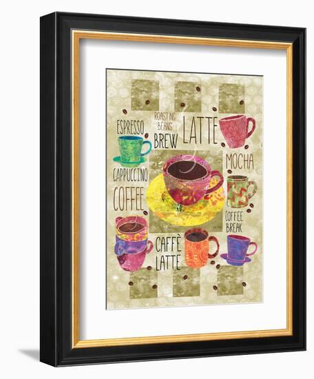 All About Coffee-Bee Sturgis-Framed Art Print