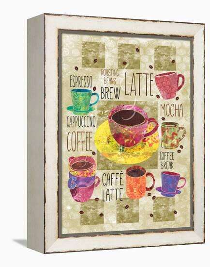 All About Coffee-Bee Sturgis-Framed Stretched Canvas