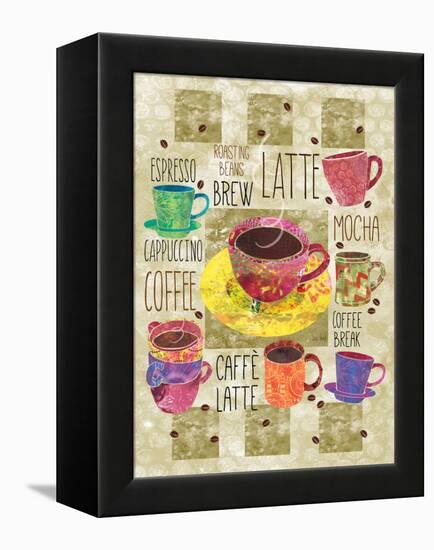 All About Coffee-Bee Sturgis-Framed Stretched Canvas