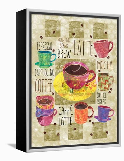 All About Coffee-Bee Sturgis-Framed Stretched Canvas