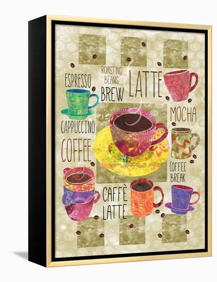 All About Coffee-Bee Sturgis-Framed Stretched Canvas