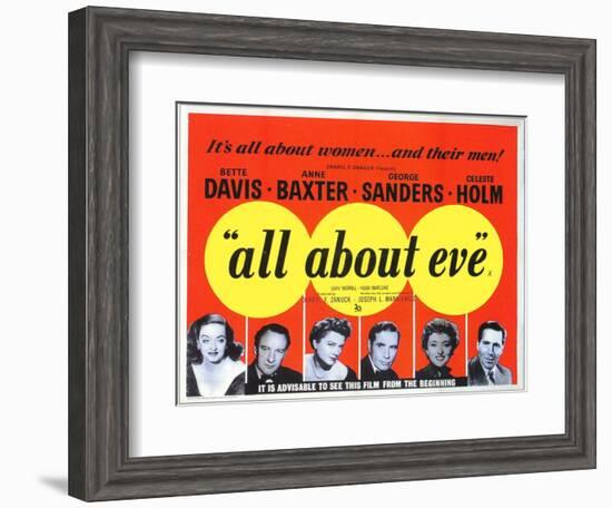 All About Eve, 1950-null-Framed Art Print