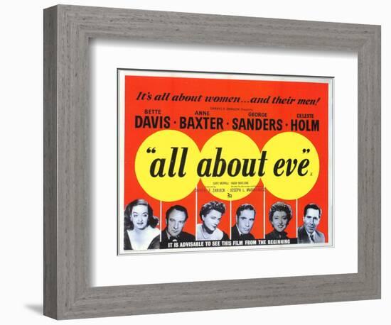 All About Eve, 1950-null-Framed Art Print