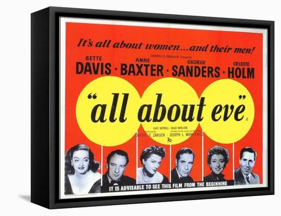 All About Eve, 1950-null-Framed Stretched Canvas