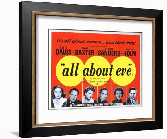 All About Eve, 1950-null-Framed Premium Giclee Print