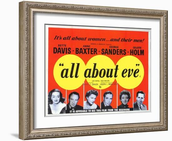 All About Eve, 1950-null-Framed Art Print