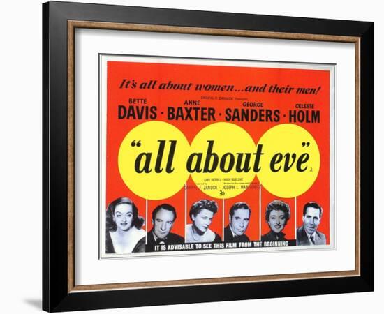 All About Eve, 1950-null-Framed Art Print