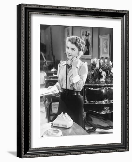 All About Eve, Anne Baxter, 1950-null-Framed Photo