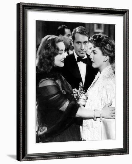 All About Eve, Bette Davis, Gary Merrill, Anne Baxter, 1950, Confrontation-null-Framed Photo