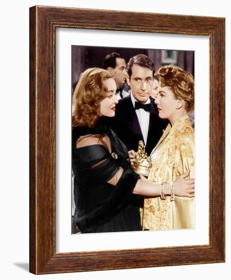 All About Eve, Bette Davis, Gary Merrill, Anne Baxter, 1950-null-Framed Photo