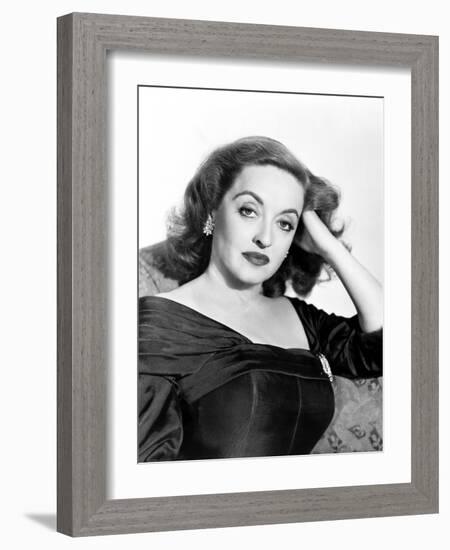 All About Eve, Bette Davis, in a Gown by Edith Head, 1950-null-Framed Premium Photographic Print