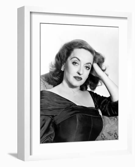 All About Eve, Bette Davis, in a Gown by Edith Head, 1950-null-Framed Premium Photographic Print