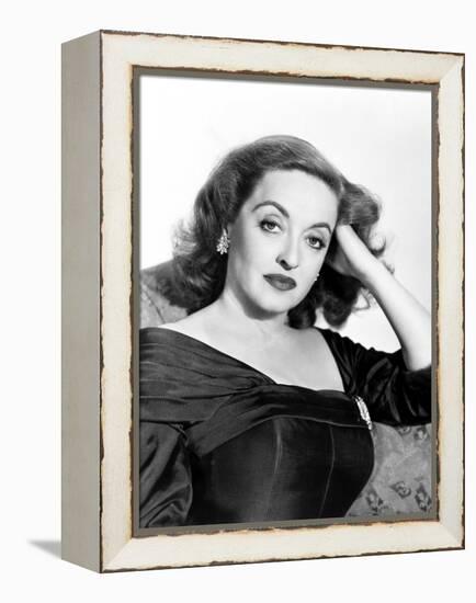 All About Eve, Bette Davis, in a Gown by Edith Head, 1950-null-Framed Stretched Canvas