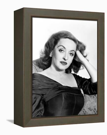 All About Eve, Bette Davis, in a Gown by Edith Head, 1950-null-Framed Stretched Canvas