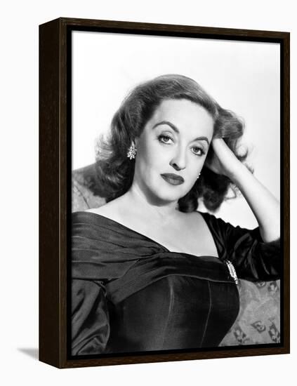 All About Eve, Bette Davis, in a Gown by Edith Head, 1950-null-Framed Stretched Canvas