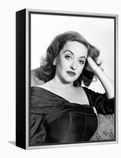 All About Eve, Bette Davis, in a Gown by Edith Head, 1950-null-Framed Stretched Canvas