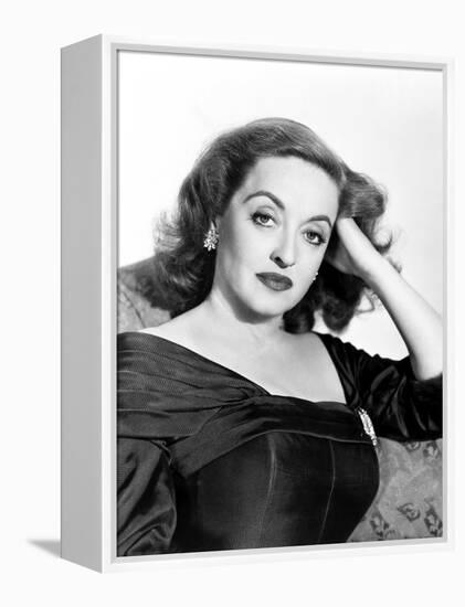 All About Eve, Bette Davis, in a Gown by Edith Head, 1950-null-Framed Stretched Canvas