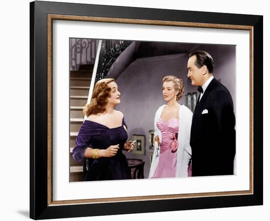 All About Eve, Bette Davis, Marilyn Monroe, George Sanders, 1950-null-Framed Photo