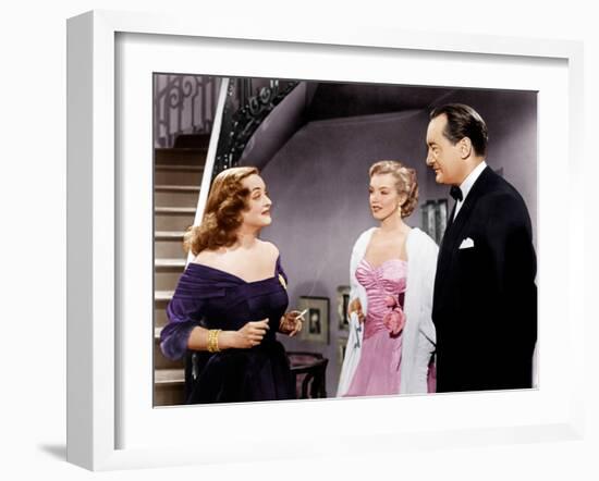 All About Eve, Bette Davis, Marilyn Monroe, George Sanders, 1950-null-Framed Photo