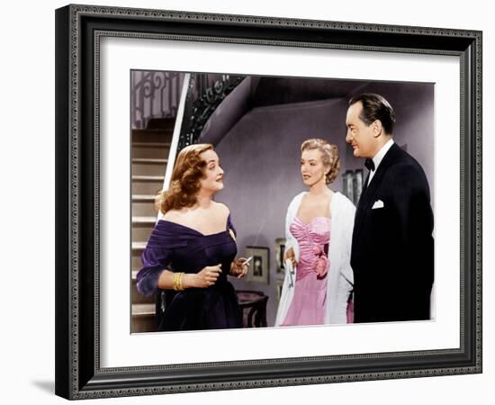 All About Eve, Bette Davis, Marilyn Monroe, George Sanders, 1950-null-Framed Photo