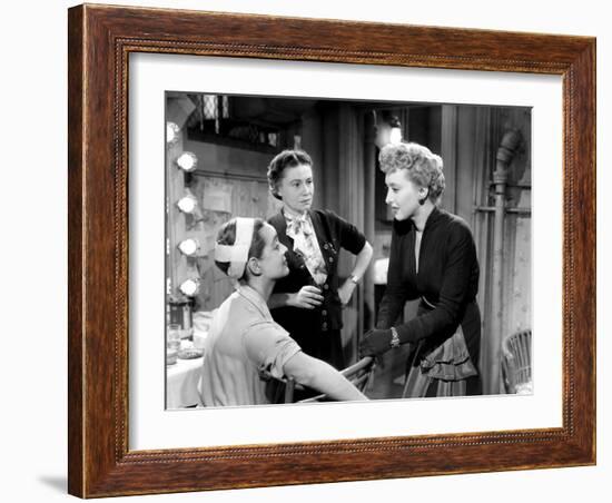 All About Eve, Bette Davis, Thelma Ritter, Celeste Holm, 1950-null-Framed Photo