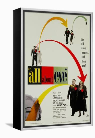 All About Eve, Directed by Joseph L. Mankiewicz, 1950-null-Framed Premier Image Canvas