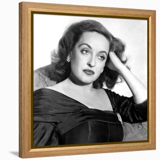 All About Eve, Portrait of Bette Davis, 1950-null-Framed Stretched Canvas