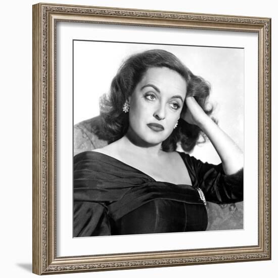 All About Eve, Portrait of Bette Davis, 1950-null-Framed Photo