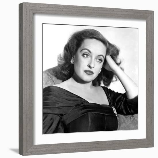 All About Eve, Portrait of Bette Davis, 1950-null-Framed Photo