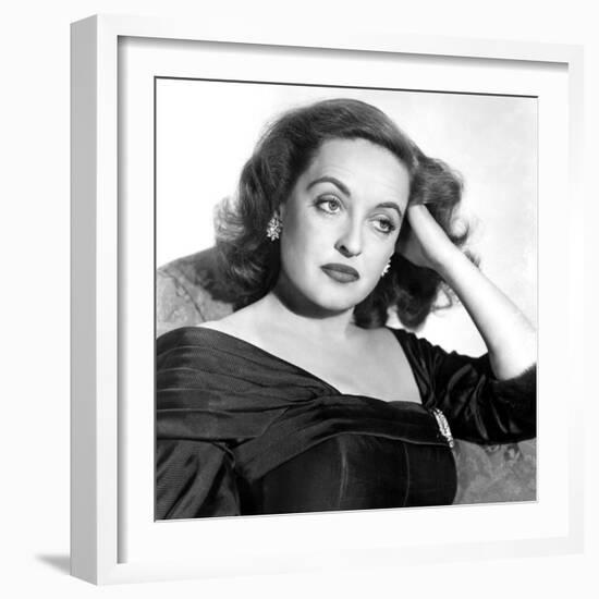 All About Eve, Portrait of Bette Davis, 1950-null-Framed Photo