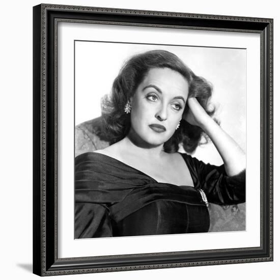 All About Eve, Portrait of Bette Davis, 1950-null-Framed Photo