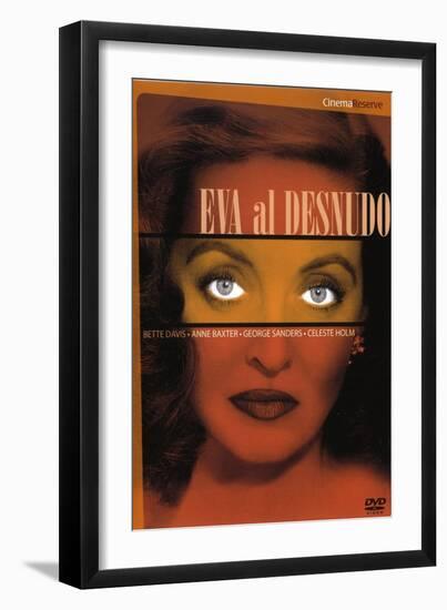 All About Eve, Spanish Movie Poster, 1950-null-Framed Art Print