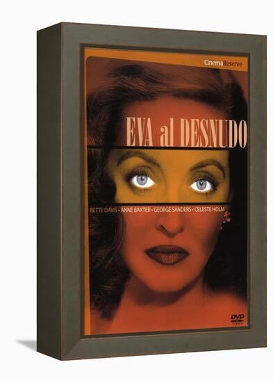 All About Eve, Spanish Movie Poster, 1950-null-Framed Stretched Canvas