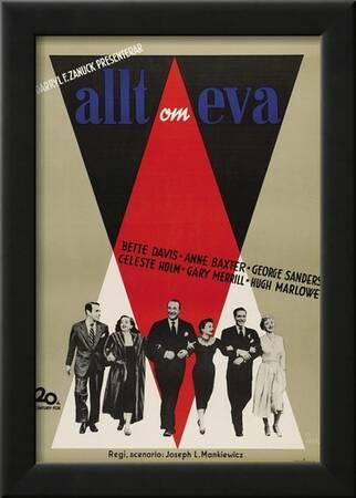 All About Eve Swedish Movie Poster 1950 Art Print Art Com