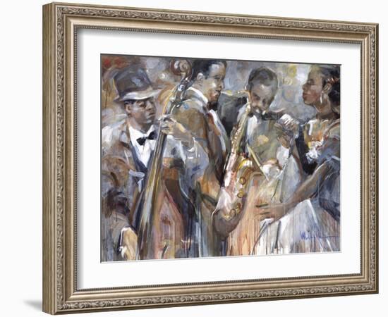 All About Jazz II-Marysia-Framed Giclee Print