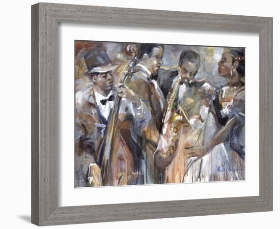 All About Jazz II-Marysia-Framed Giclee Print