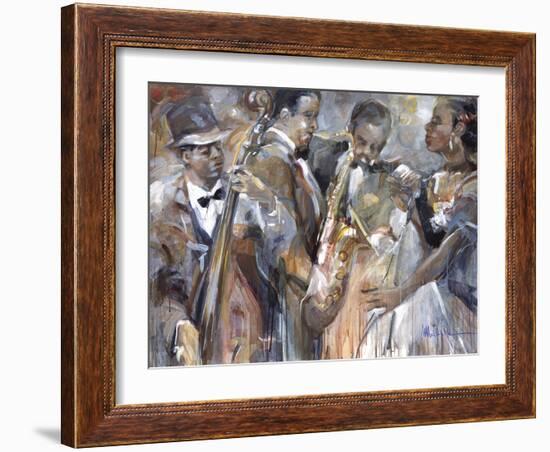 All About Jazz II-Marysia-Framed Giclee Print