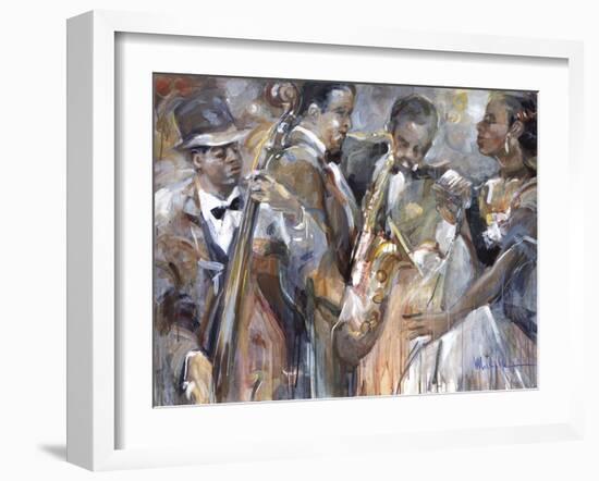 All About Jazz II-Marysia-Framed Giclee Print