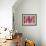 All About Pink-Ruth Palmer-Framed Art Print displayed on a wall