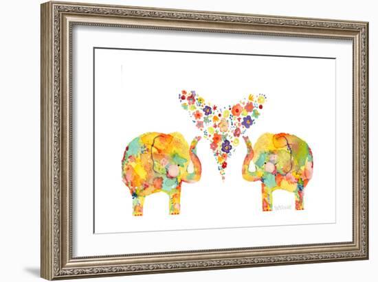 All about the love-Wyanne-Framed Giclee Print