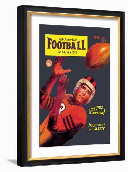 All-American Football Magazine-null-Framed Art Print