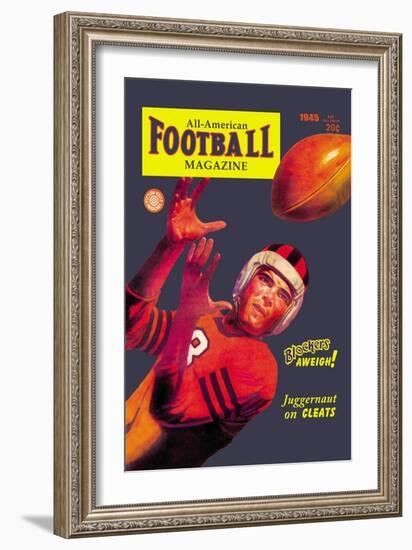 All-American Football Magazine-null-Framed Art Print